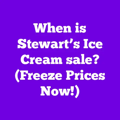 When is Stewart’s Ice Cream sale? (Freeze Prices Now!)