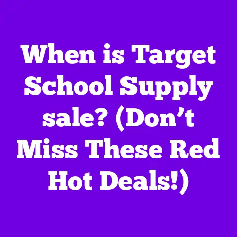 When is Target School Supply sale? (Don’t Miss These Red Hot Deals!)
