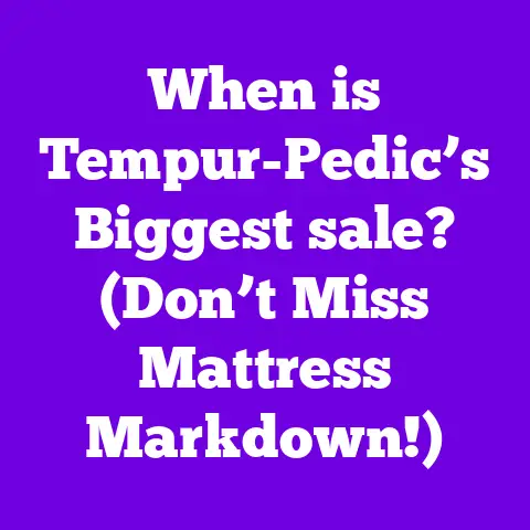 When is Tempur-Pedic’s Biggest sale? (Don’t Miss Mattress Markdown!)