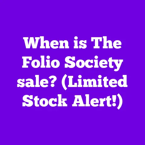 When is The Folio Society sale? (Limited Stock Alert!)