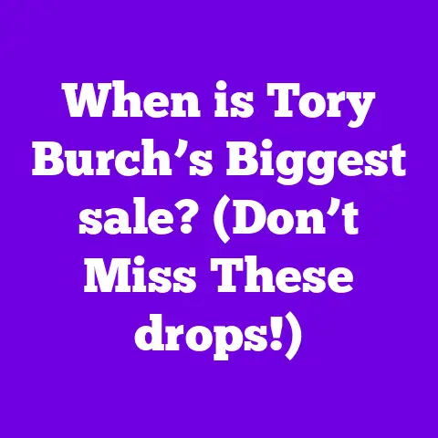 When is Tory Burch’s Biggest sale? (Don’t Miss These drops!)