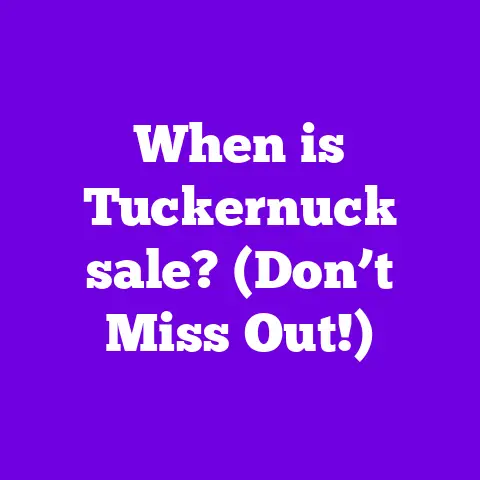 When is Tuckernuck sale? (Don’t Miss Out!)
