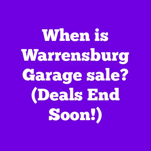 When is Warrensburg Garage sale? (Deals End Soon!)