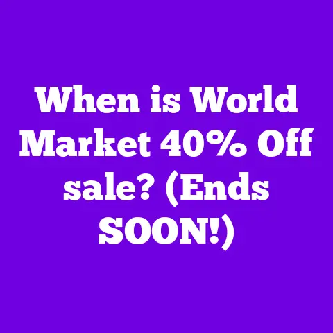 When is World Market 40% Off sale? (Ends SOON!)