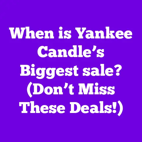 When is Yankee Candle’s Biggest sale? (Don’t Miss These Deals!)