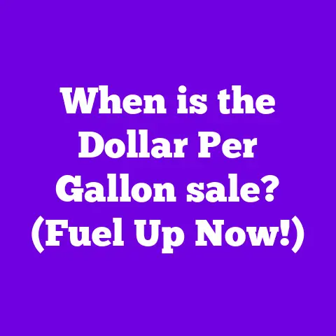 When is the Dollar Per Gallon sale? (Fuel Up Now!)