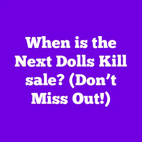 When is the Next Dolls Kill sale? (Don’t Miss Out!)