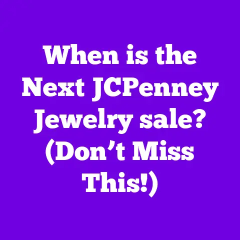 When is the Next JCPenney Jewelry sale? (Don’t Miss This!)