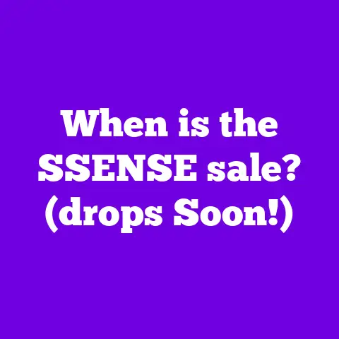 When is the SSENSE sale? (drops Soon!)