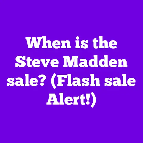 When is the Steve Madden sale? (Flash sale Alert!)