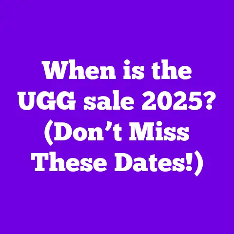 When is the UGG sale 2025? (Don’t Miss These Dates!)