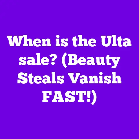 When is the Ulta sale? (Beauty Steals Vanish FAST!)