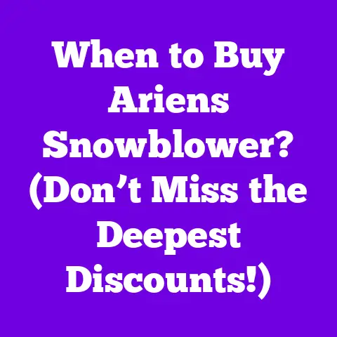 When to Buy Ariens Snowblower? (Don’t Miss the Deepest Discounts!)