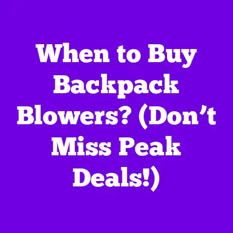 When to Buy Backpack Blowers? (Don’t Miss Peak Deals!)