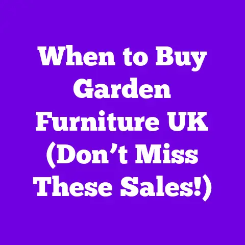 When to Buy Garden Furniture UK (Don’t Miss These Sales!)