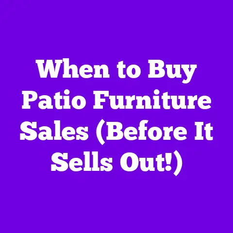 When to Buy Patio Furniture Sales (Before It Sells Out!)