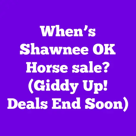 When’s Shawnee OK Horse sale? (Giddy Up! Deals End Soon)