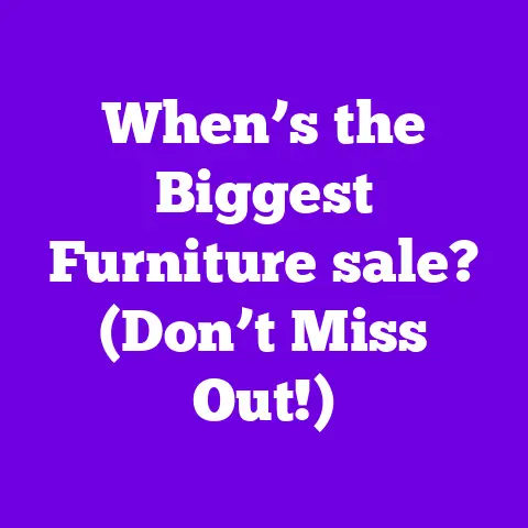 When’s the Biggest Furniture sale? (Don’t Miss Out!)