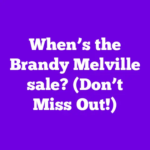 When’s the Brandy Melville sale? (Don’t Miss Out!)