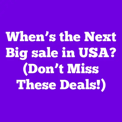 When’s the Next Big sale in USA? (Don’t Miss These Deals!)