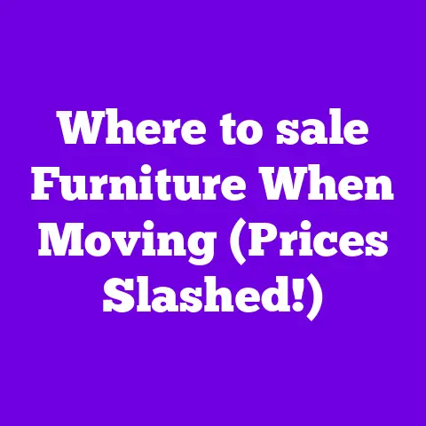 Where to sale Furniture When Moving (Prices Slashed!)