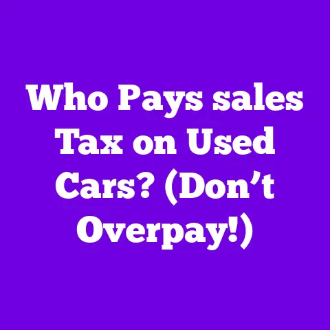 Who Pays sales Tax on Used Cars? (Don’t Overpay!)