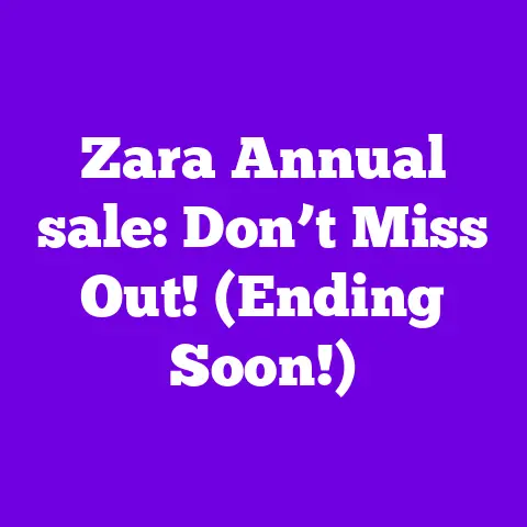 Zara Annual sale: Don’t Miss Out! (Ending Soon!)