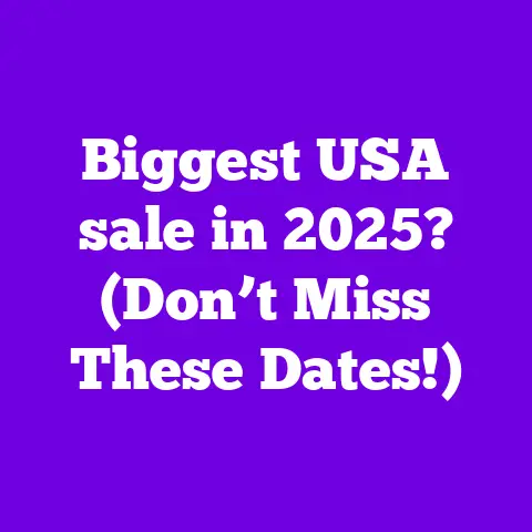 Biggest USA sale in 2025? (Don’t Miss These Dates!)
