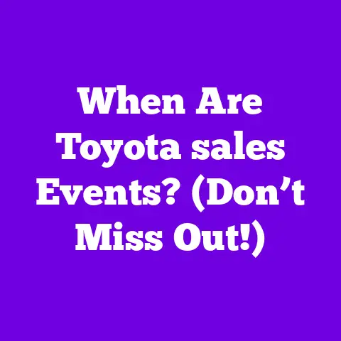 When Are Toyota sales Events? (Don’t Miss Out!)