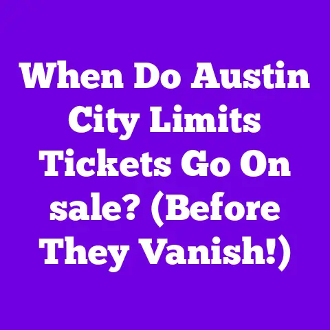 When Do Austin City Limits Tickets Go On sale? (Before They Vanish!)