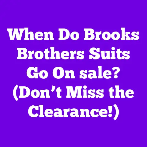 When Do Brooks Brothers Suits Go On sale? (Don’t Miss the Clearance!)