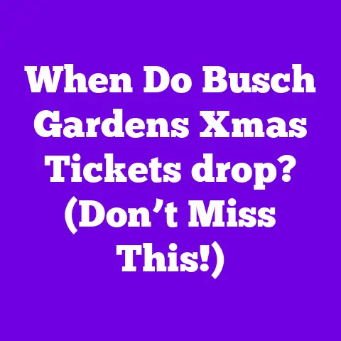 When Do Busch Gardens Xmas Tickets drop? (Don’t Miss This!)