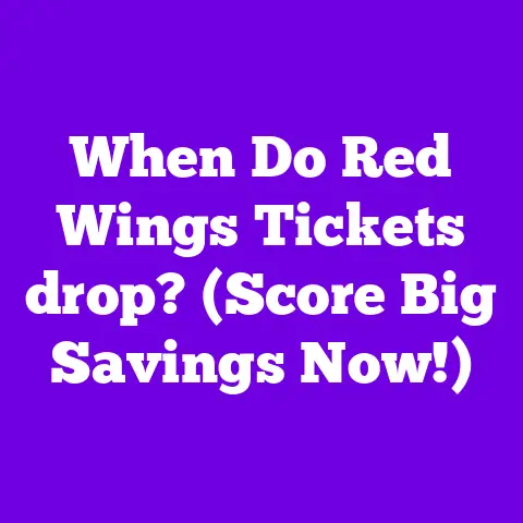 When Do Red Wings Tickets drop? (Score Big Savings Now!)