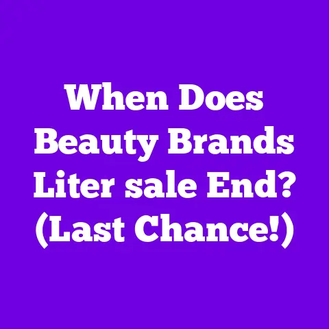 When Does Beauty Brands Liter sale End? (Last Chance!)