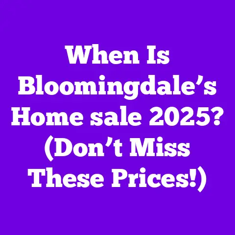 When Is Bloomingdale’s Home sale 2025? (Don’t Miss These Prices!)