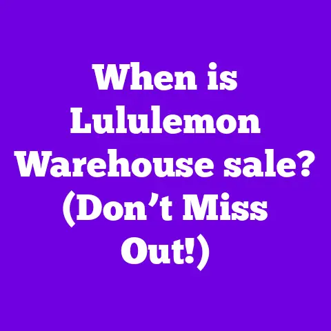 When is Lululemon Warehouse sale? (Don’t Miss Out!)