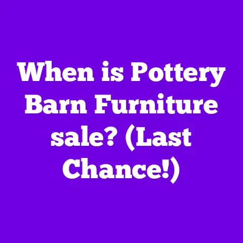 When is Pottery Barn Furniture sale? (Last Chance!)