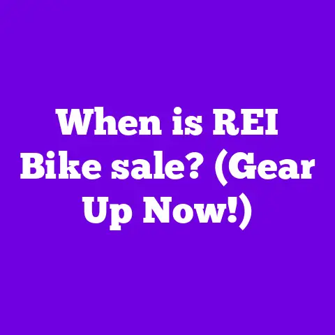 When is REI Bike sale? (Gear Up Now!)
